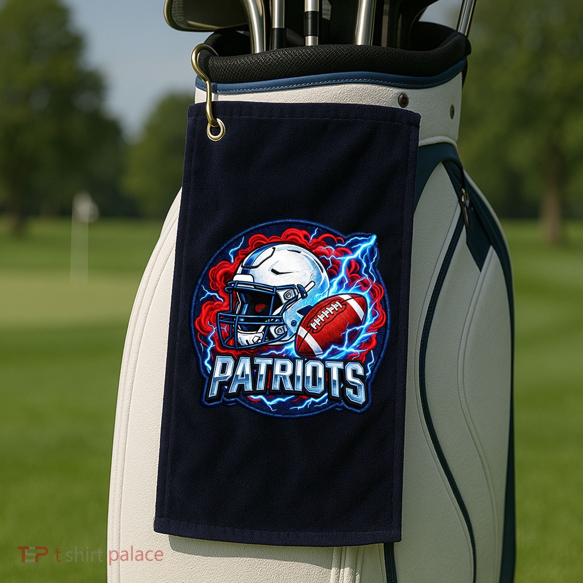 Patriots Football Game Day Golf Towel