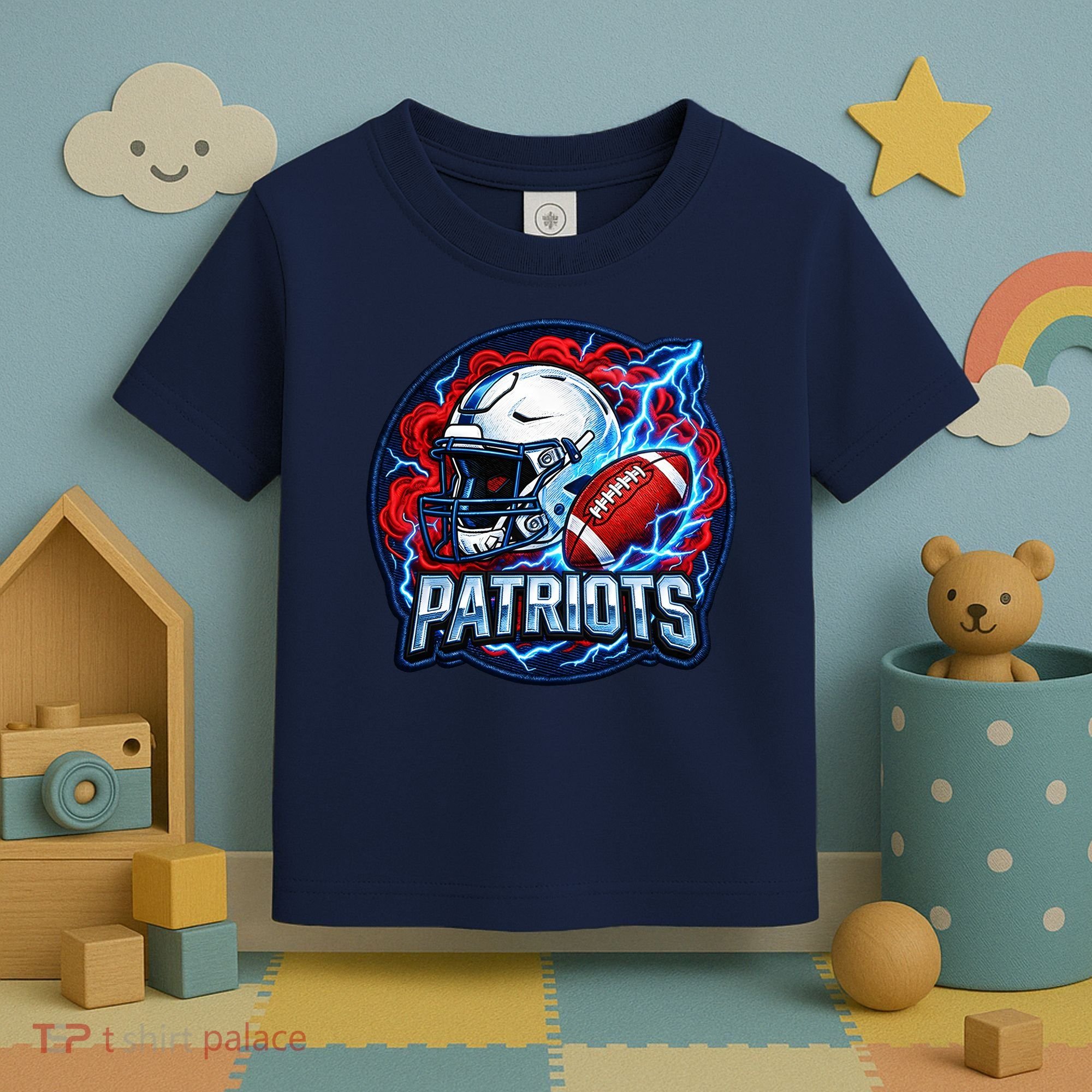 Patriots Football Game Day Toddler T-Shirt