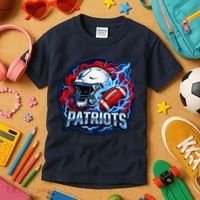 Patriots Football Game Day Kids T-Shirt thumb 3
