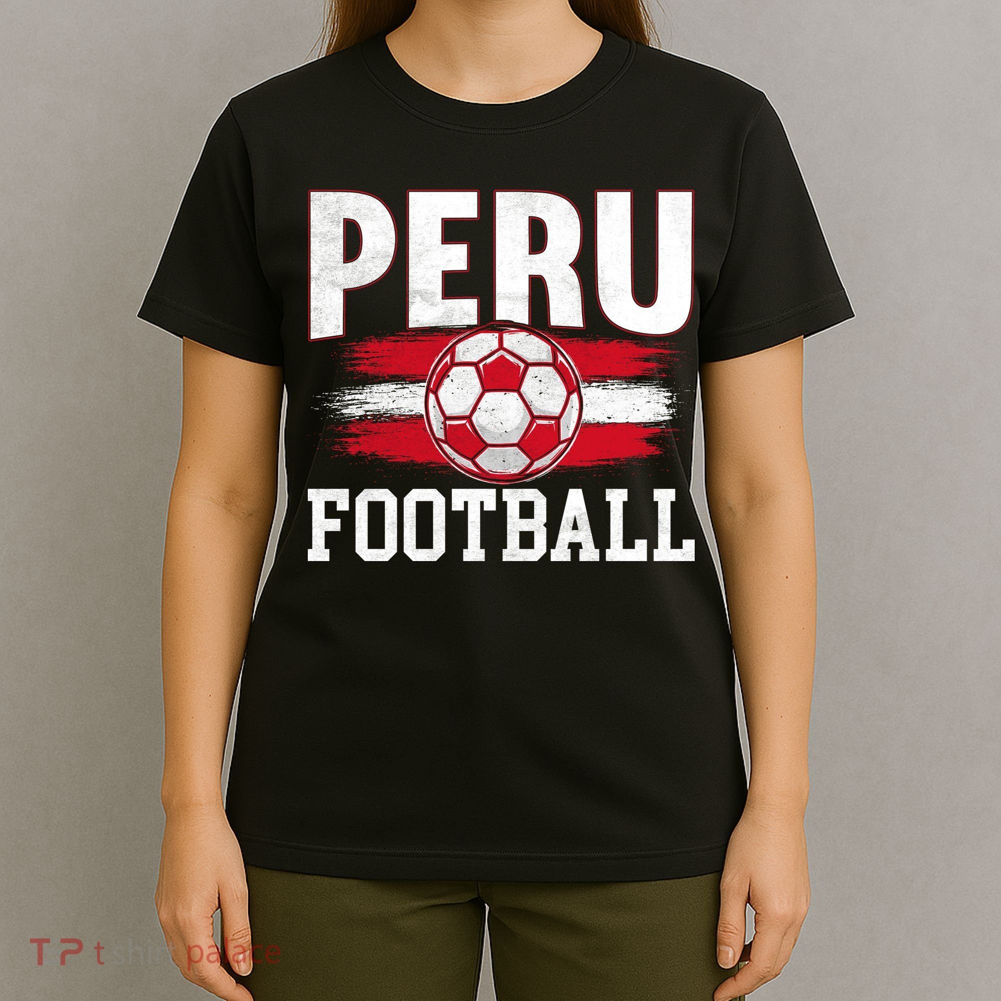 Peru Football Graphic for Soccer Fans and Supporters T-Shirt