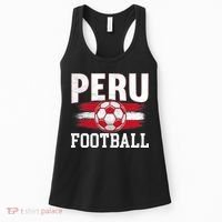 Peru Football Graphic for Soccer Fans and Supporters Women's Tank Top thumb 0