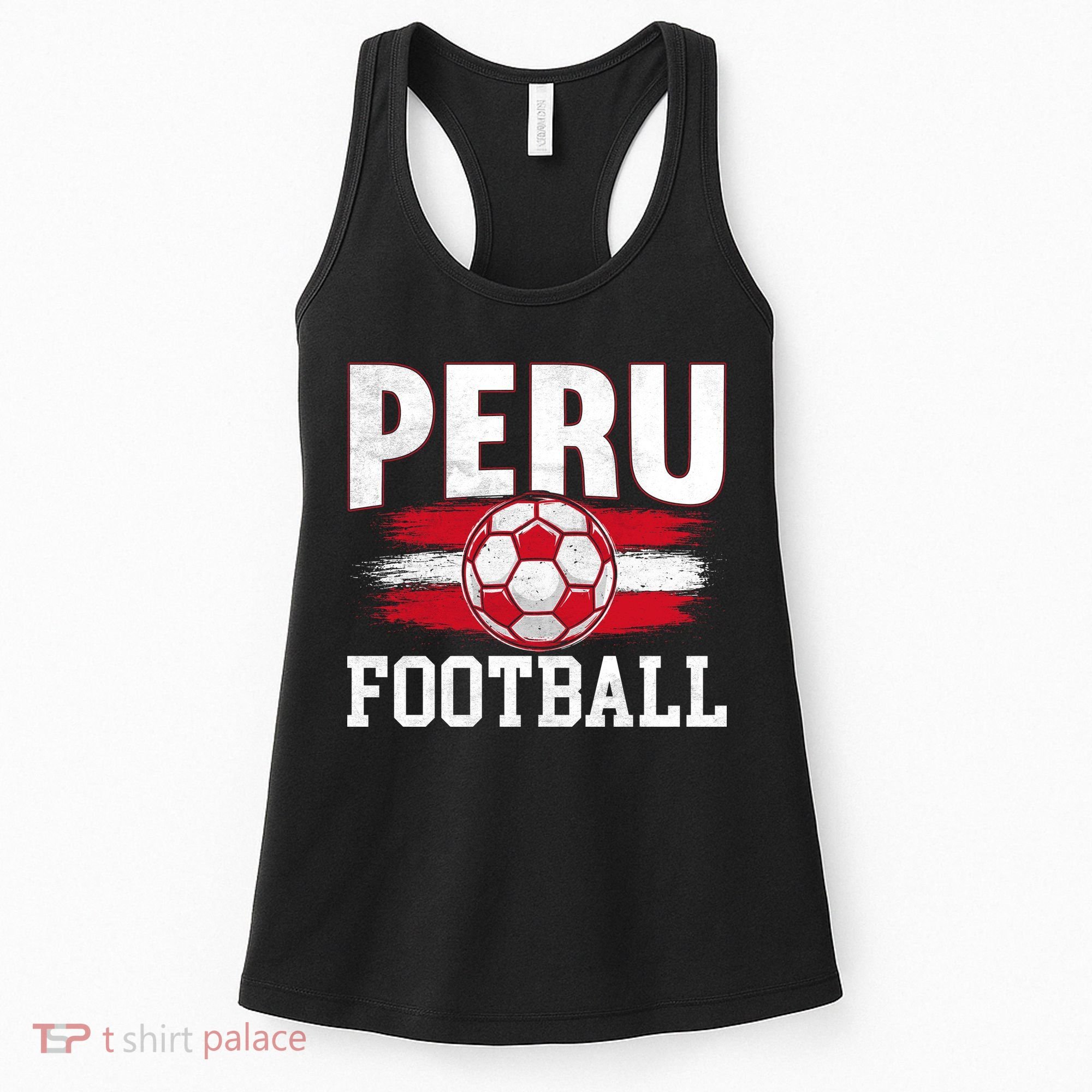 Peru Football Graphic for Soccer Fans and Supporters Women's Tank Top