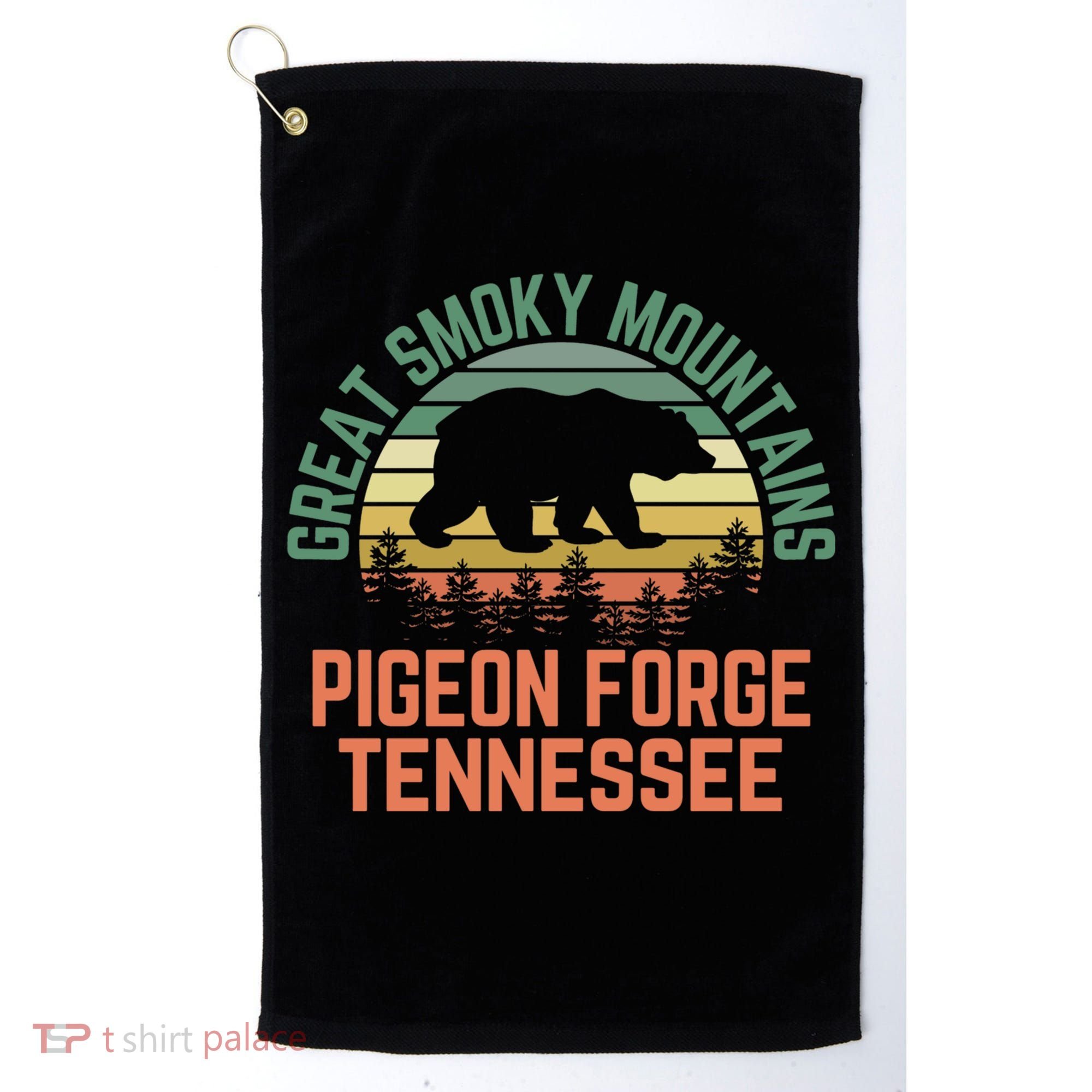 Pigeon Forge Great Smoky Mountains National Park Tennessee Gift Golf Towel