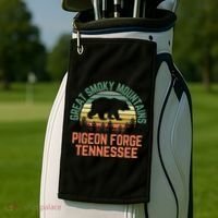 Pigeon Forge Great Smoky Mountains National Park Tennessee Gift Golf Towel thumb 2