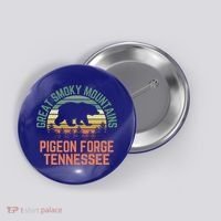 Pigeon Forge Great Smoky Mountains National Park Tennessee Gift Button thumb 0