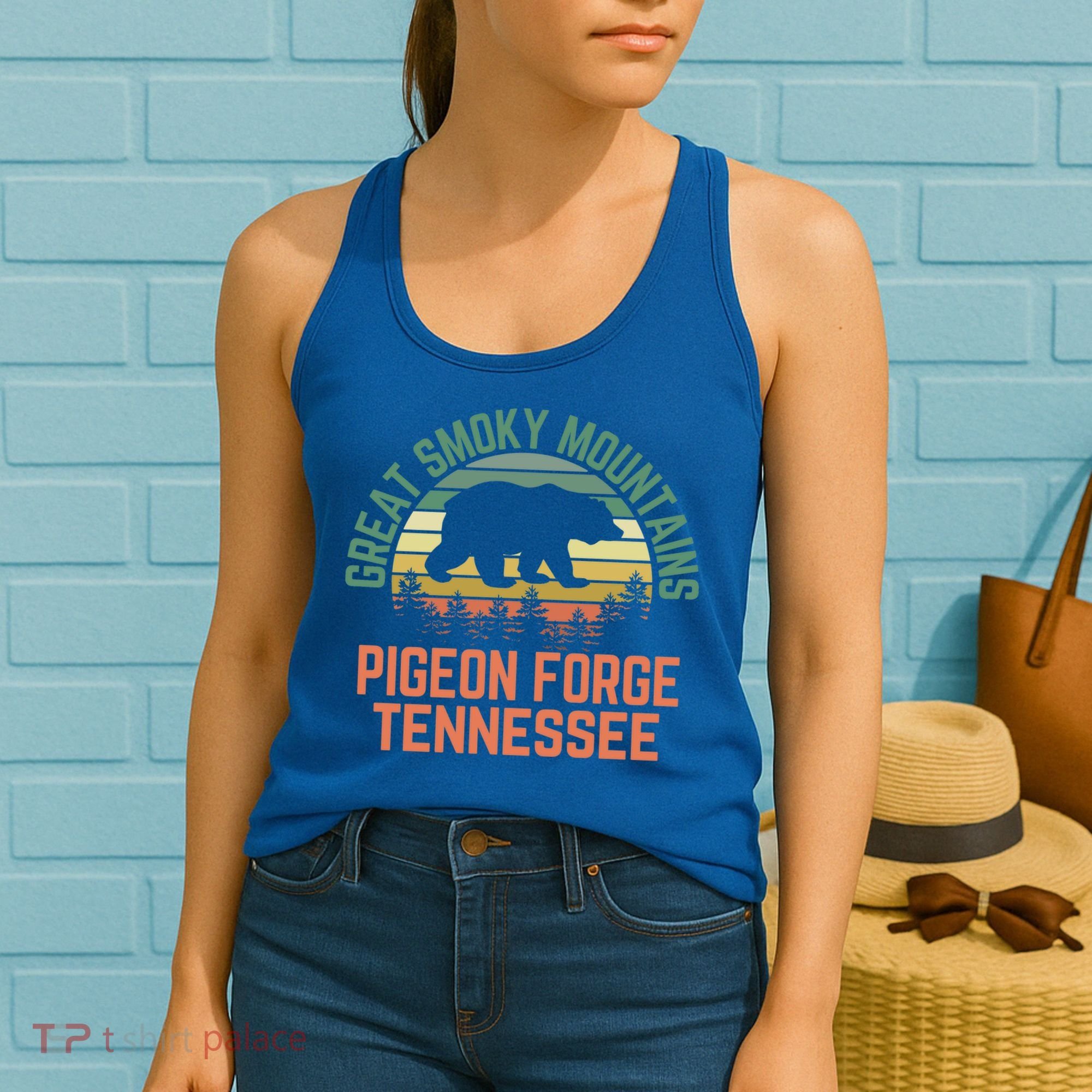 Pigeon Forge Great Smoky Mountains National Park Tennessee Gift Women's Tank Top