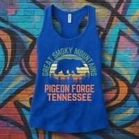 Pigeon Forge Great Smoky Mountains National Park Tennessee Gift Women's Tank Top thumb 3