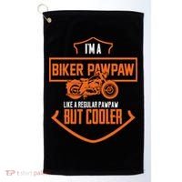 Pawpaw From Grand Biker Pawpaw Father'S Day Golf Towel thumb 0