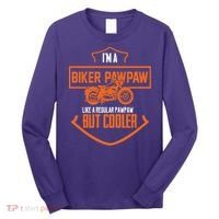 Pawpaw From Grand Biker Pawpaw Father'S Day Long Sleeve Shirt thumb 0