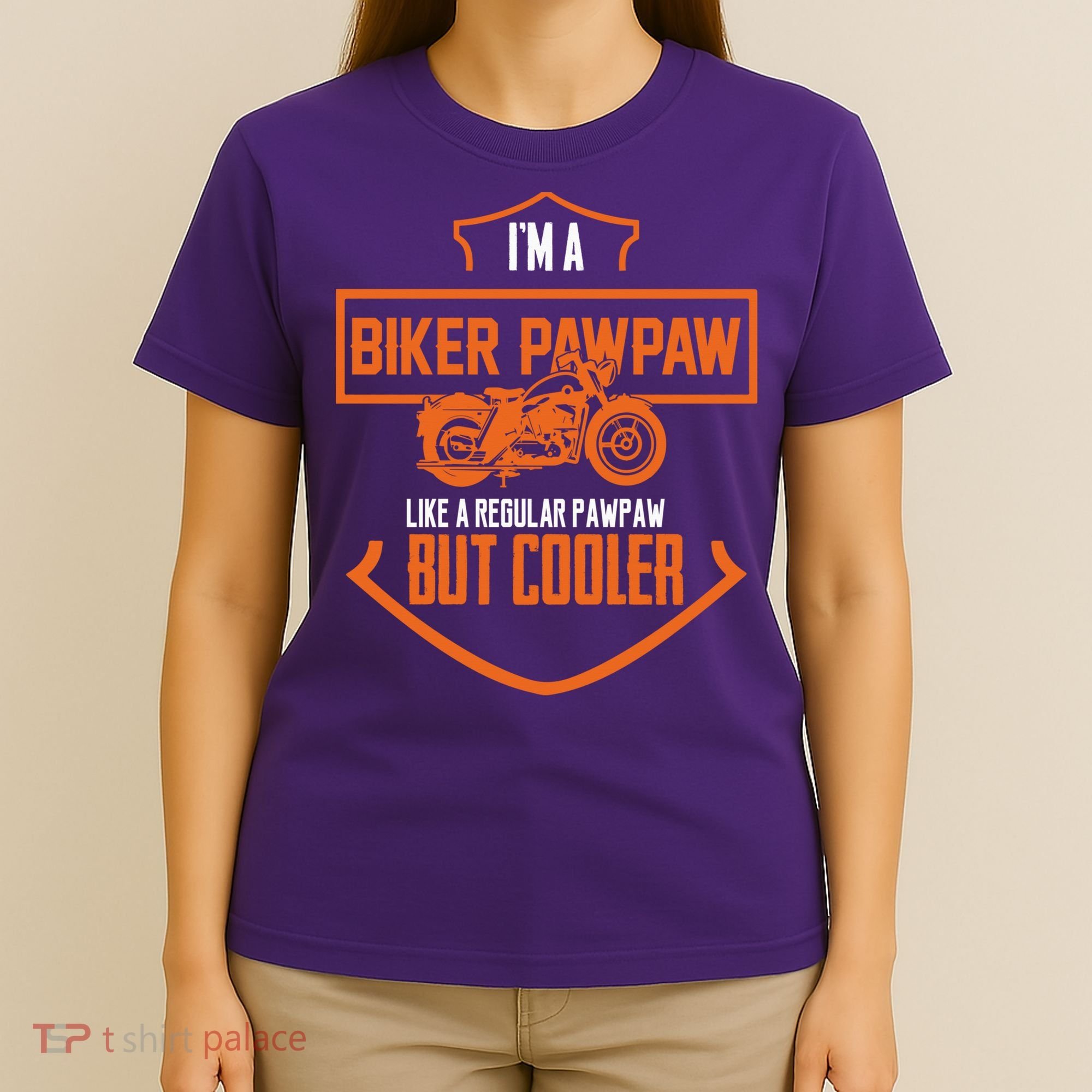 Pawpaw From Grand Biker Pawpaw Father'S Day T-Shirt