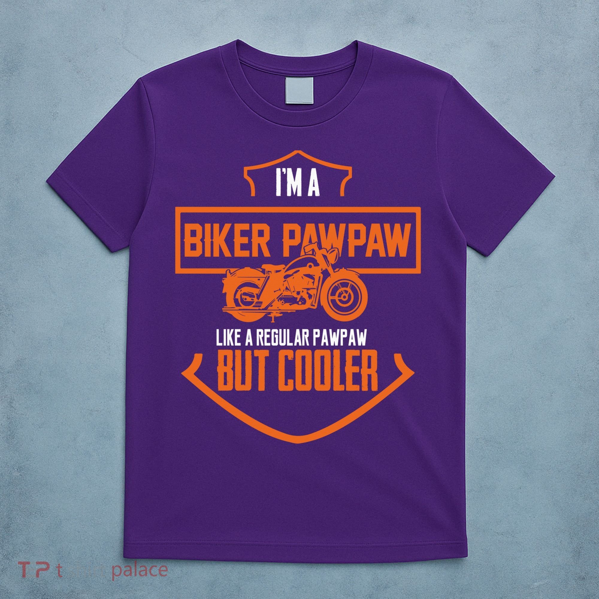 Pawpaw From Grand Biker Pawpaw Father'S Day T-Shirt