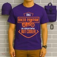 Pawpaw From Grand Biker Pawpaw Father'S Day T-Shirt thumb 6
