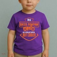 Pawpaw From Grand Biker Pawpaw Father'S Day Toddler T-Shirt thumb 2