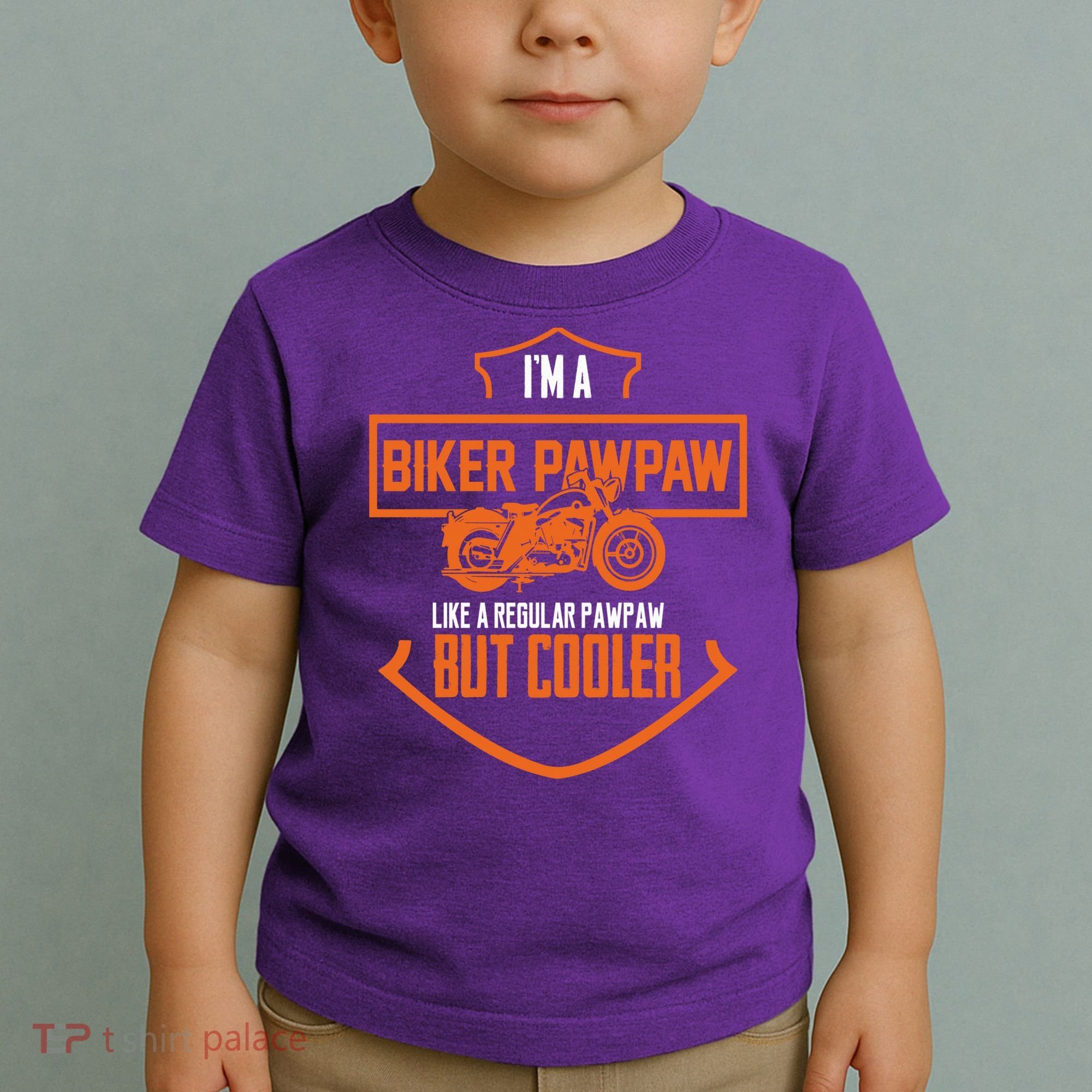 Pawpaw From Grand Biker Pawpaw Father'S Day Toddler T-Shirt