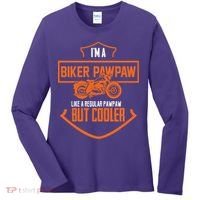 Pawpaw From Grand Biker Pawpaw Father'S Day Women's Long Sleeve Shirt thumb 0