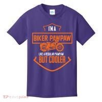 Pawpaw From Grand Biker Pawpaw Father'S Day Kids T-Shirt thumb 0