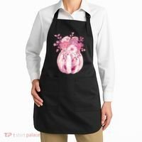 Pastel Floral Halloween Pumpkin Jackolantern Apron thumb 2