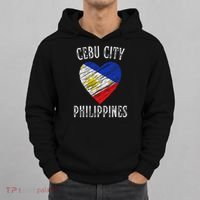 Philippines Flag Heart Cebu City City Hoodie thumb 0