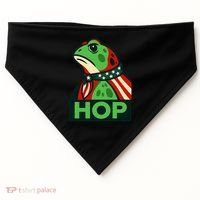 Portland Frog Hop Together Strong USA-Made Doggie Bandana thumb 0