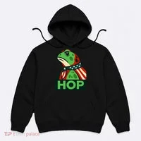 Portland Frog Hop Together Strong Hoodie thumb 0