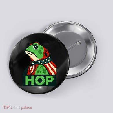 Portland Frog Hop Together Strong Button