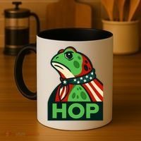 Portland Frog Hop Together Strong Coffee Mug thumb 4