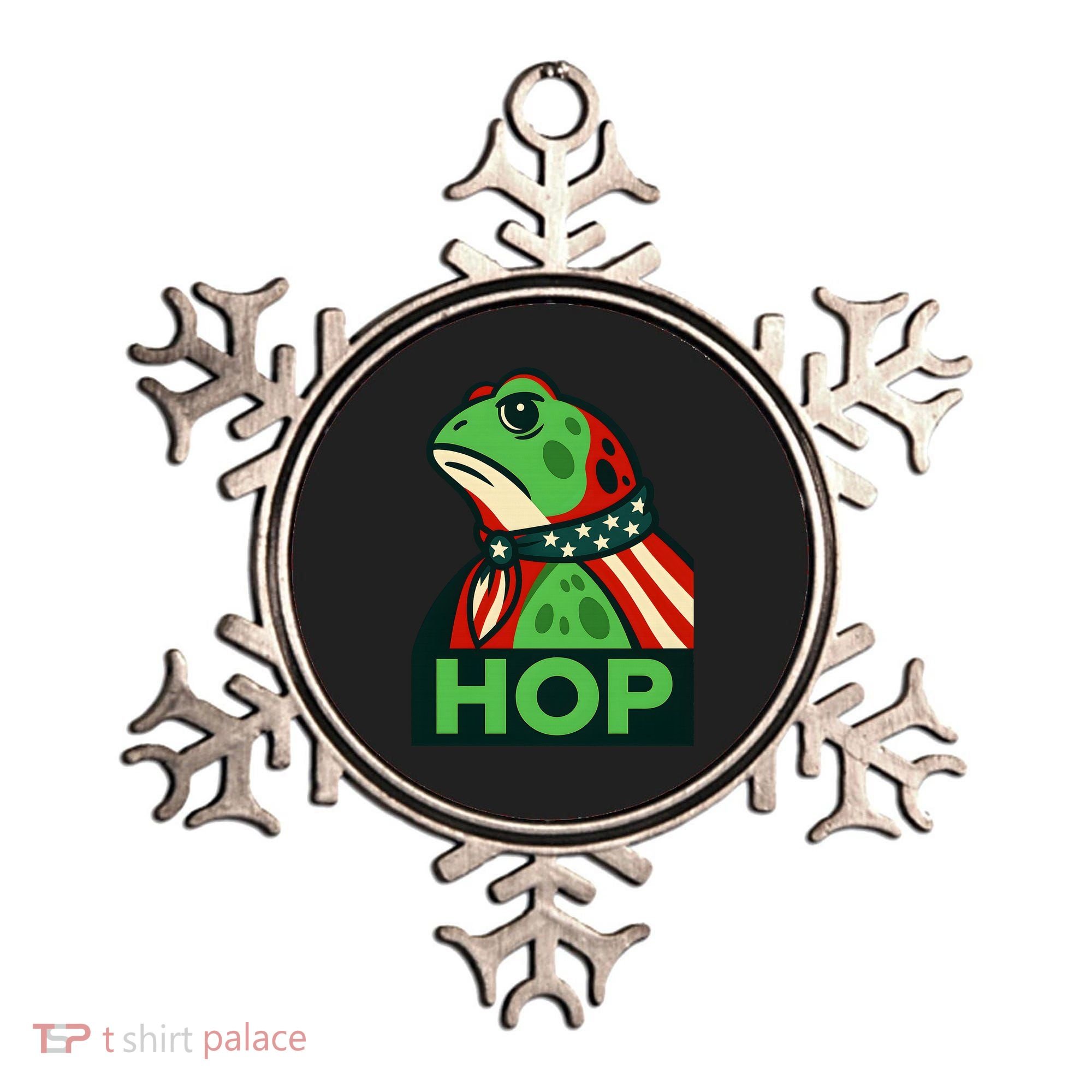 Portland Frog Hop Together Strong Ornament