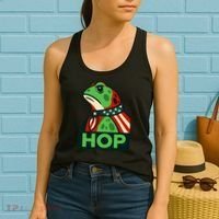 Portland Frog Hop Together Strong Women's Tank Top thumb 2