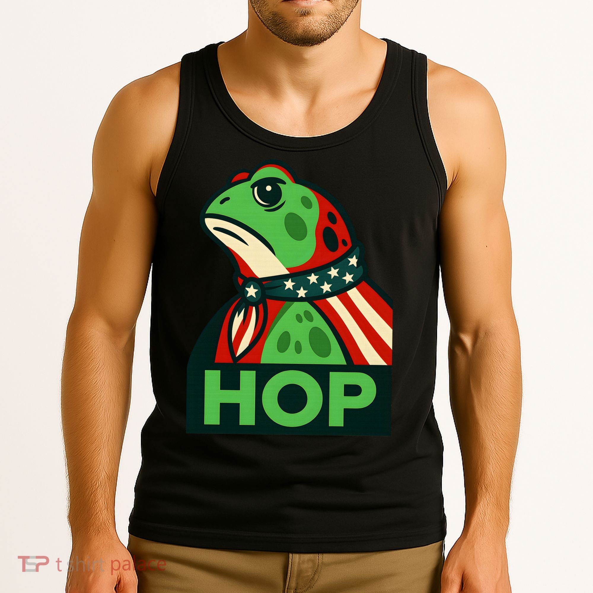 Portland Frog Hop Together Strong Tank Top