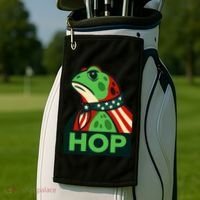 Portland Frog Hop Together Strong Golf Towel thumb 2