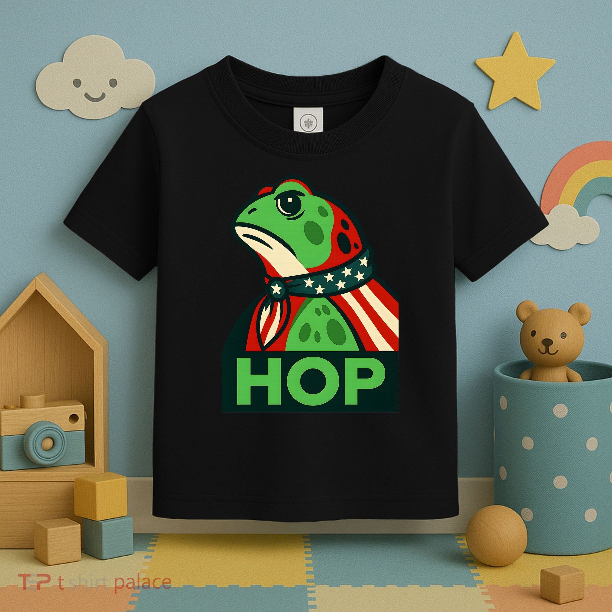 Portland Frog Hop Together Strong Toddler T-Shirt
