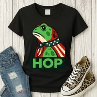 Portland Frog Hop Together Strong Women's T-Shirt thumb 3