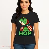 Portland Frog Hop Together Strong Women's T-Shirt thumb 4