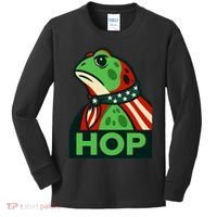 Portland Frog Hop Together Strong Kids Long Sleeve Shirt thumb 0