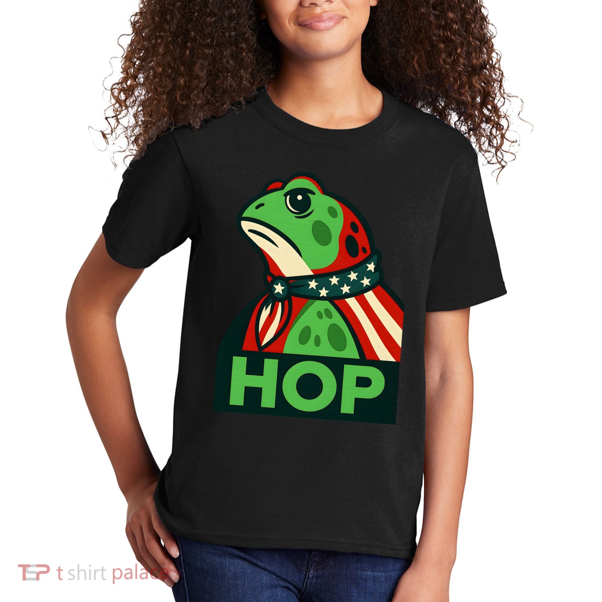 Portland Frog Hop Together Strong Kids T-Shirt