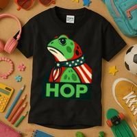 Portland Frog Hop Together Strong Kids T-Shirt thumb 3
