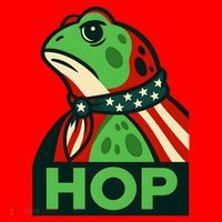 Portland Frog Hop Together Strong Santa Hat thumb 1