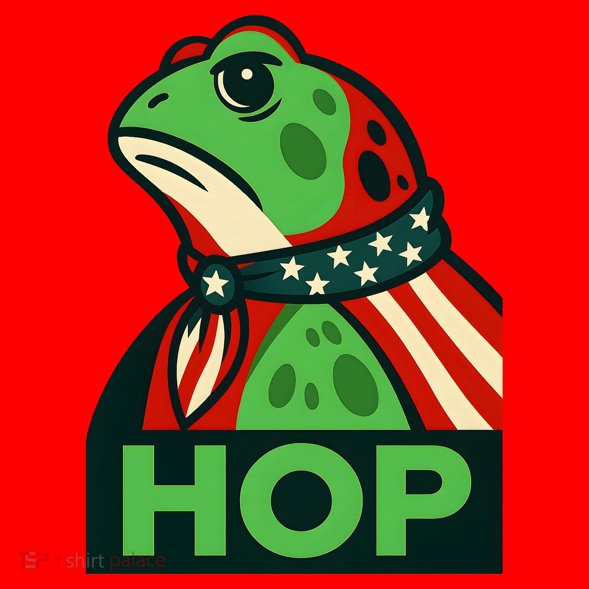 Portland Frog Hop Together Strong Santa Hat