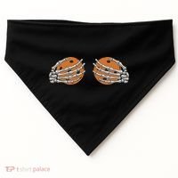 Pickleball Funny Halloween USA-Made Doggie Bandana thumb 0