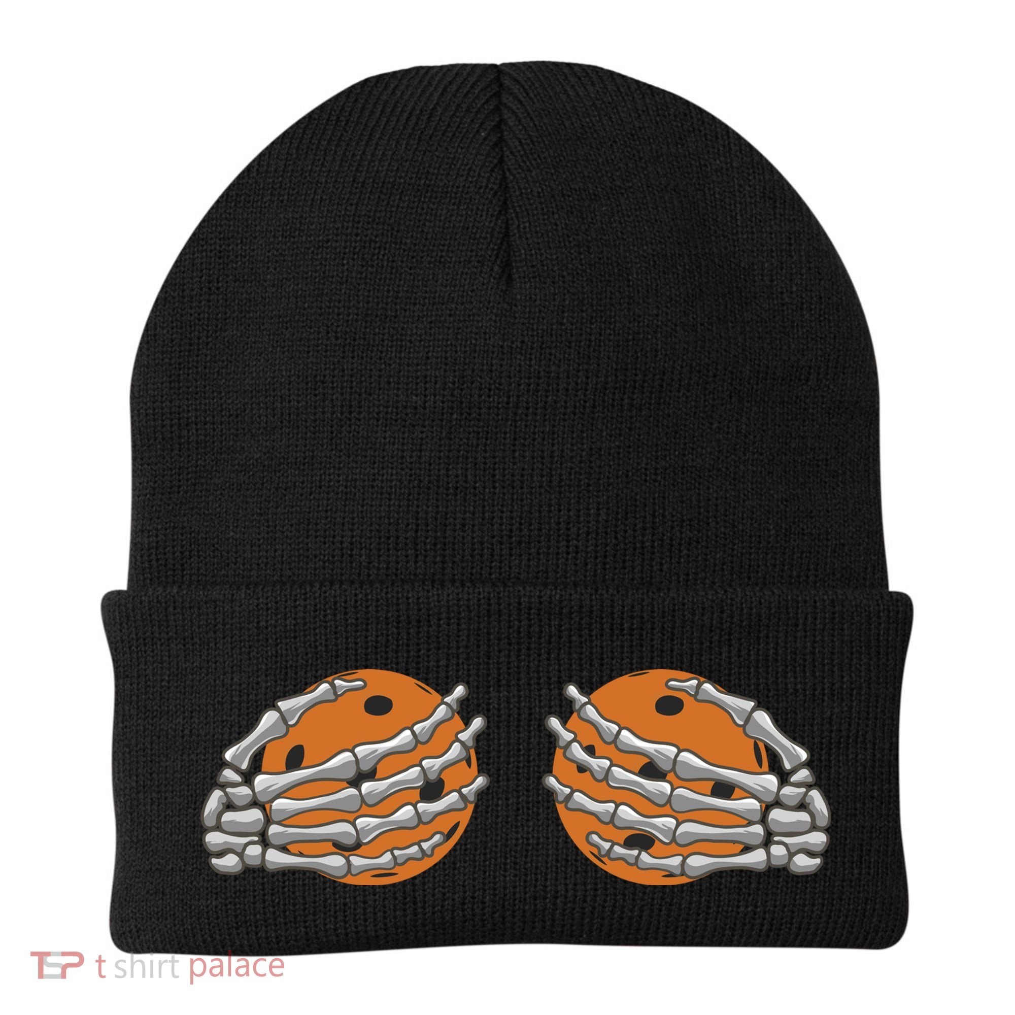 Pickleball Funny Halloween Beanie