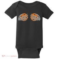 Pickleball Funny Halloween Baby Bodysuit thumb 0