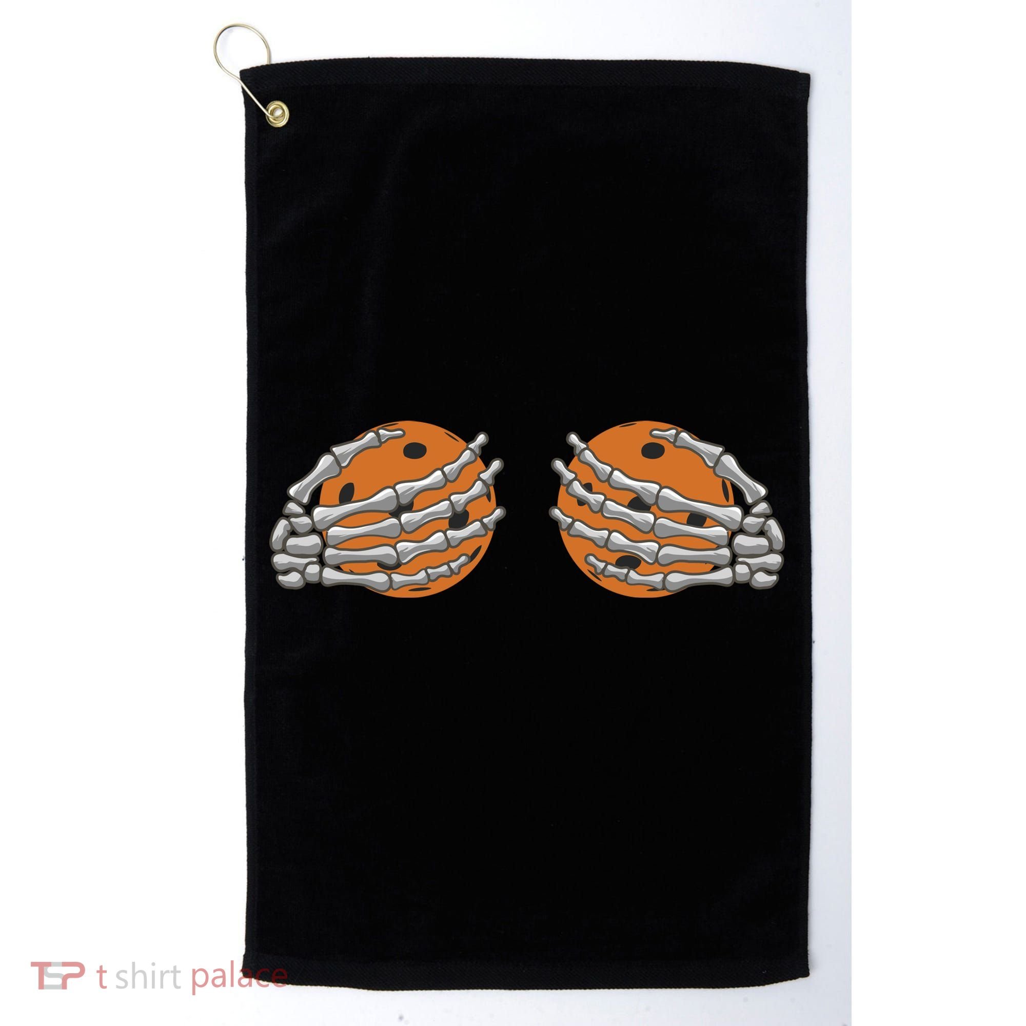 Pickleball Funny Halloween Golf Towel