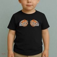 Pickleball Funny Halloween Toddler T-Shirt thumb 2
