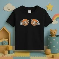 Pickleball Funny Halloween Toddler T-Shirt thumb 3