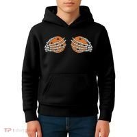 Pickleball Funny Halloween Kids Hoodie thumb 4