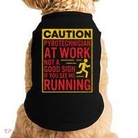 Pyrotechnician Funny Humorous Pyro Technician Doggie Tank thumb 0