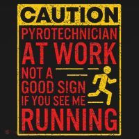 Pyrotechnician Funny Humorous Pyro Technician Polo thumb 3