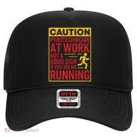 Pyrotechnician Funny Humorous Pyro Technician Hat thumb 0