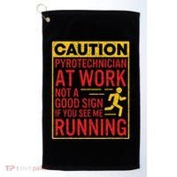 Pyrotechnician Funny Humorous Pyro Technician Golf Towel thumb 0
