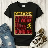 Pyrotechnician Funny Humorous Pyro Technician Women's T-Shirt thumb 3